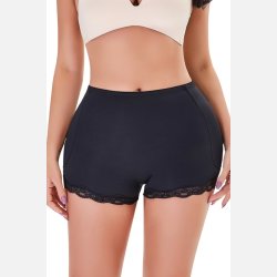 Hofte/balle trusse. Sort med indl�g der giver et godt fylde. Str. M-3XL. Indl�g kan tages ud ved vask