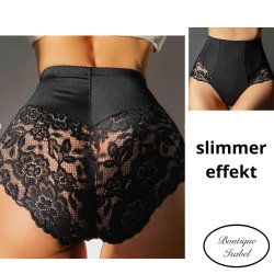 Trusse med strammende effekt foran og smuk blonde bagp�.