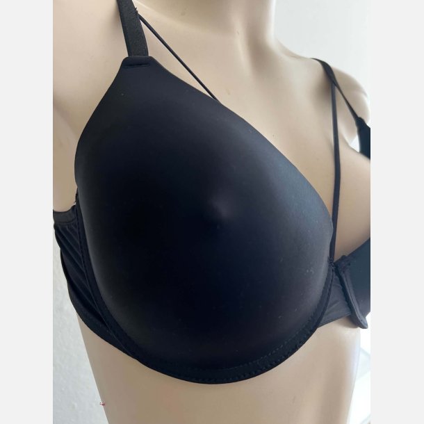 BH. Sort med indbygget vorte der kan ses igennem t�jet. 85C