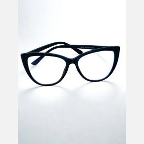 Briller uden styrke. Sort stel til sekret�rlook. One size