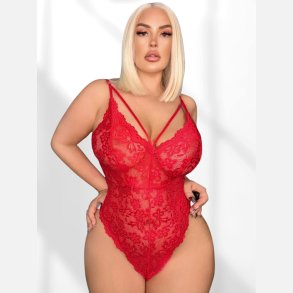 Bodystocking i r�d blonde. 