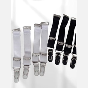 L�se stropper med metalh�gter til hofteholder. 