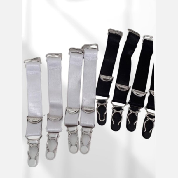 L�se stropper med metalh�gter til hofteholder. 
